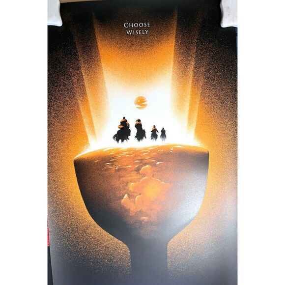 INDIANA JONES LYNDON WILLOUGHBY bottleneck gallery Art print limited edition - Picture 4 of 5